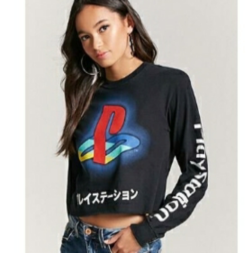 Playstation Crop Top